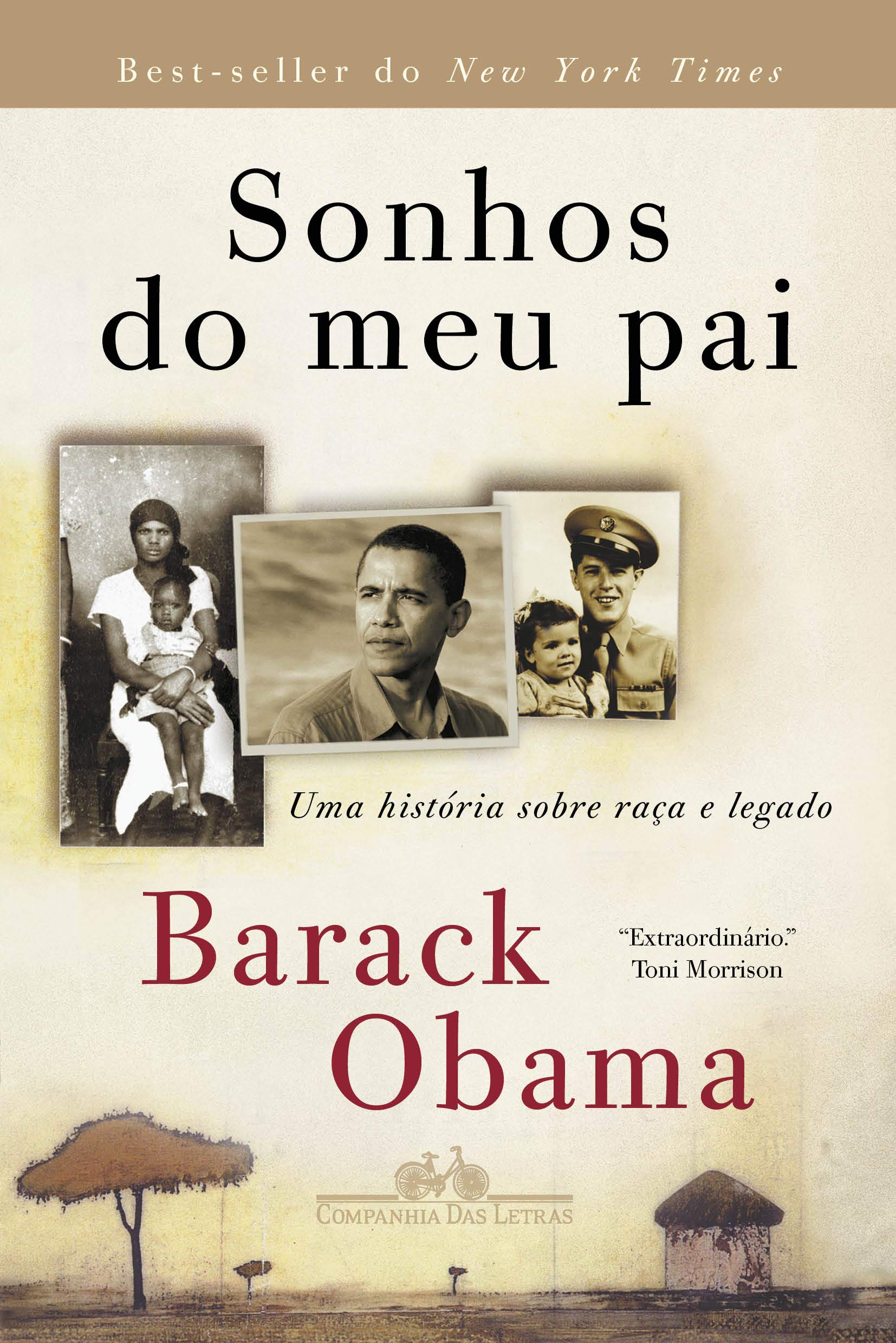 Livro 'Sonhos do meu pai: Uma história sobre raça e legado' por Barack Obama