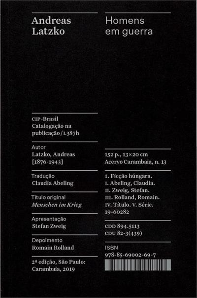 Baixar PDF 'Homens em guerra: 13' por Andreas Latzko