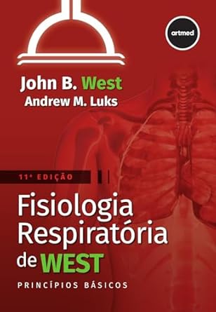 Fisiologia Respiratória de West (11ª edição) é a referência essencial para estudantes e profissionais de saúde, abordando temas como ventilação, mecânica respiratória e testes pulmonares, com casos clínicos e questões comentadas.