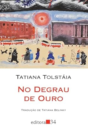 Publicado em 1987, *No degrau de ouro* de Tatiana Tolstáia traz 13 contos sobre pessoas insatisfeitas, onde cotidiano e devaneios criam uma atmosfera fantástica. A obra foi traduzida por Tatiana Belinky.